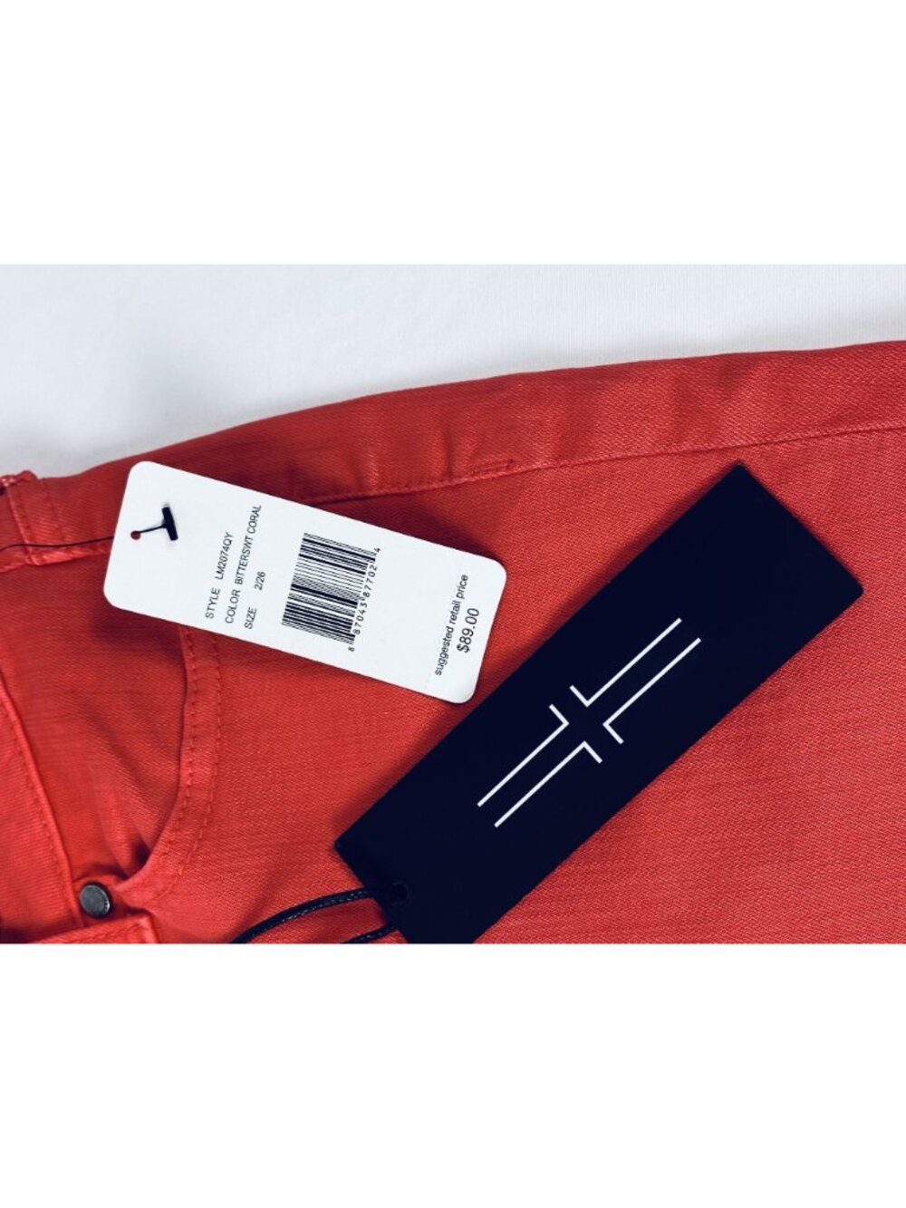 NWT Liverpool Women's Bittersweet Coral Cami-Crop Jeans Size 2/26 - Picture 11 of 16